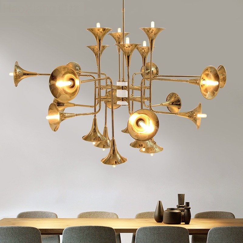 Interior Design Kitchen Modern - Nordic trompete luminária para cozinha restaurante