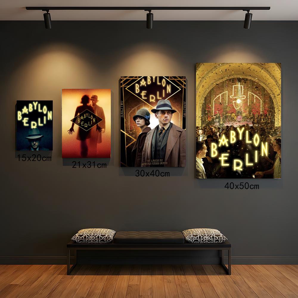 Interior Design Tv Room - Série de TV B-Babylon Berlin-N Pintura