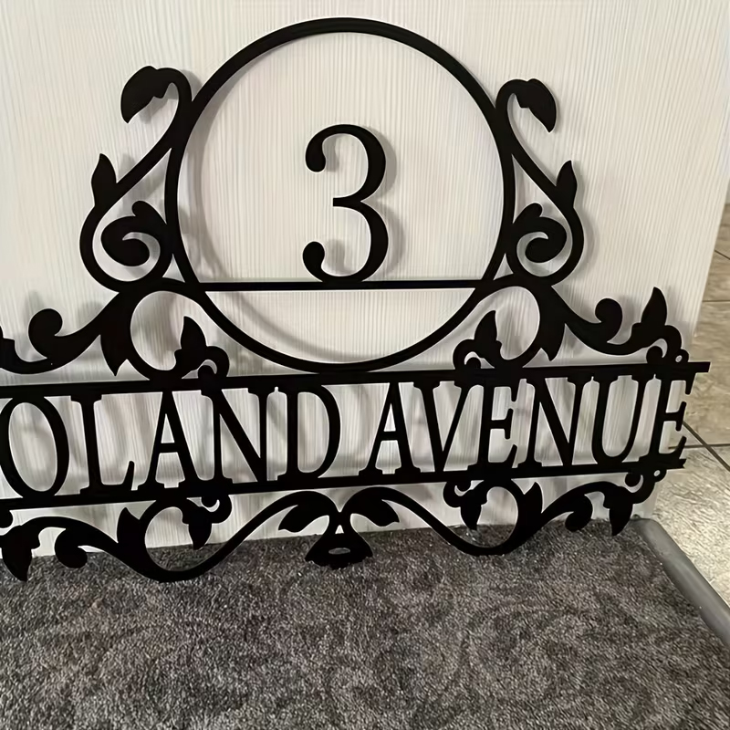 Placa de Metal Personalizada c - Interior Design Names avaliação e preço