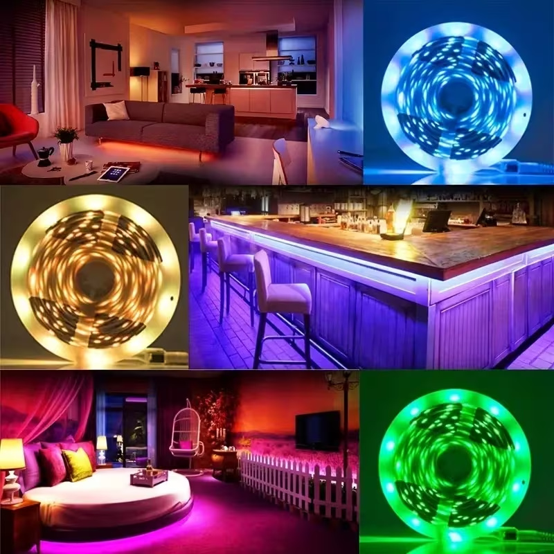 Fitas de luz LED RGB de 1-20M  - Interior Design Tv Room avaliação e preço