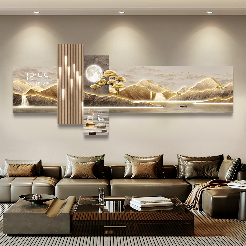 Sala de estar quarto relógios  - Interior Design Vintage Modern avaliação e preço
