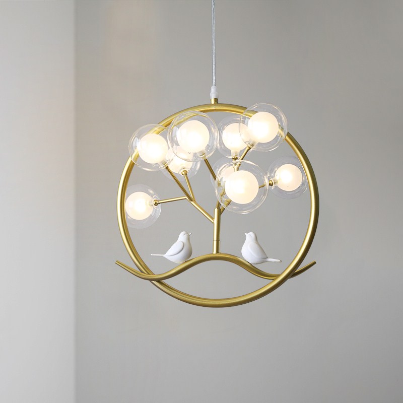 Nordic bola lustre de ouro des - Interior Design Kitchen Modern avaliação e preço