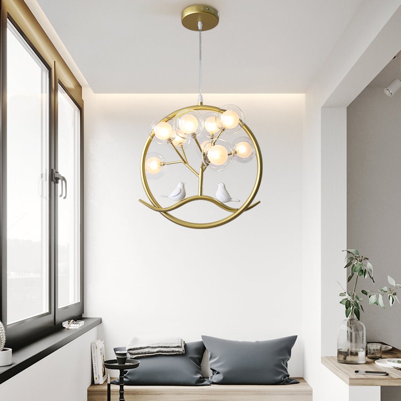 Nordic bola lustre de ouro des - Interior Design Kitchen Modern avaliação e preço