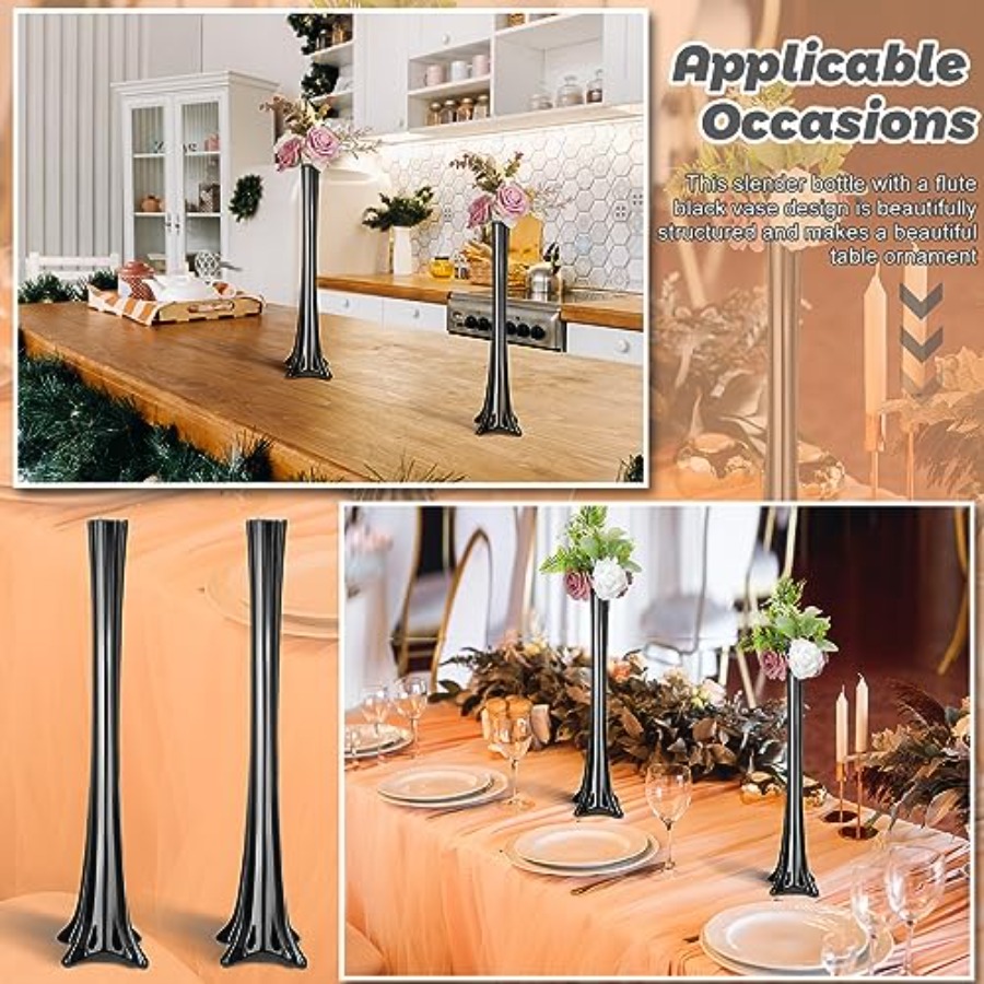 Centros de mesa para casamento - Fluted Vase Tall avaliação e preço