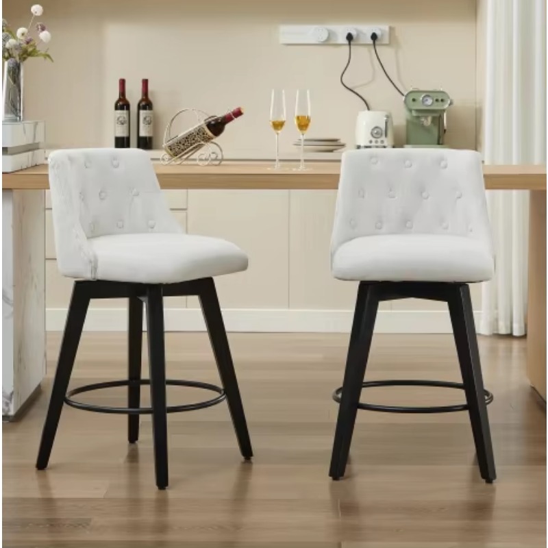 Banqueta de bar em tecido esti - Interior Design Kitchen Modern avaliação e preço